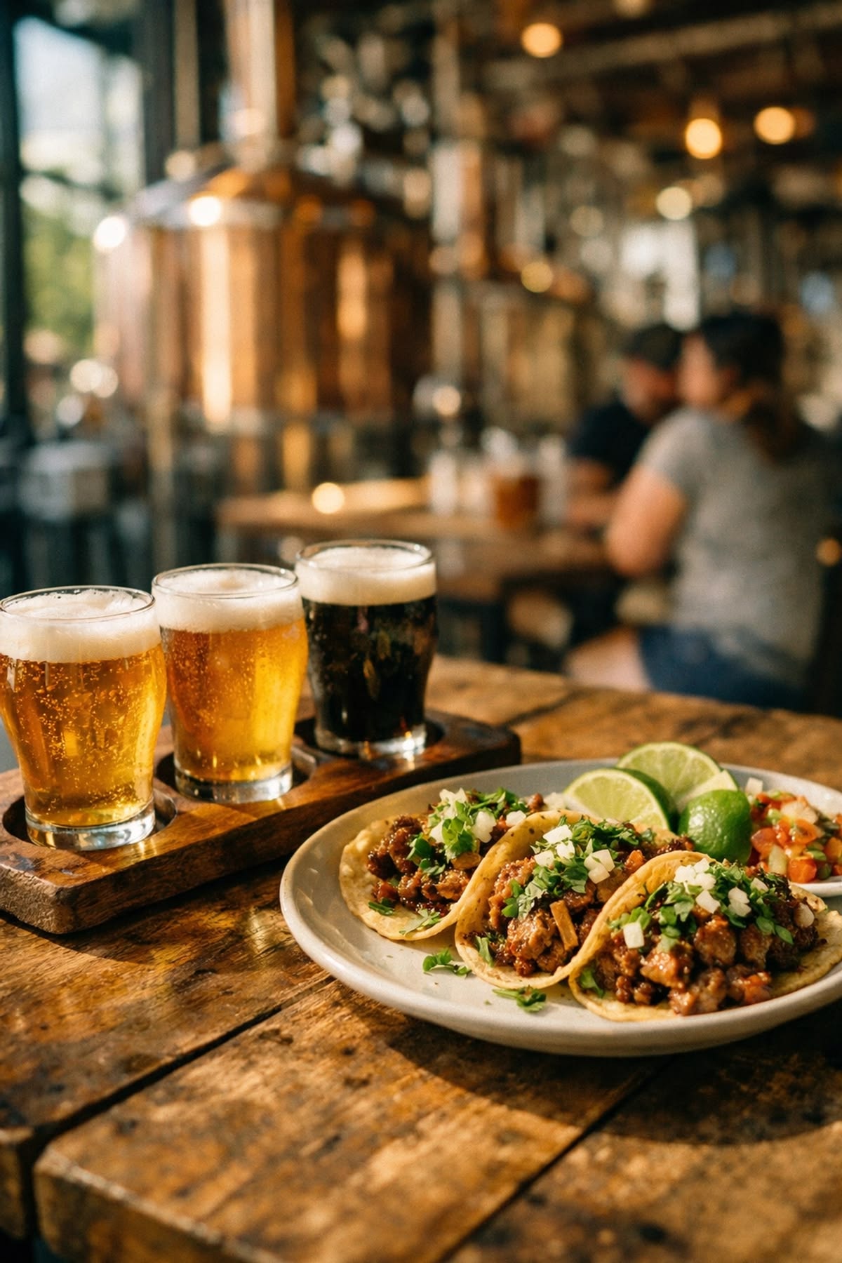 Craft beer and food