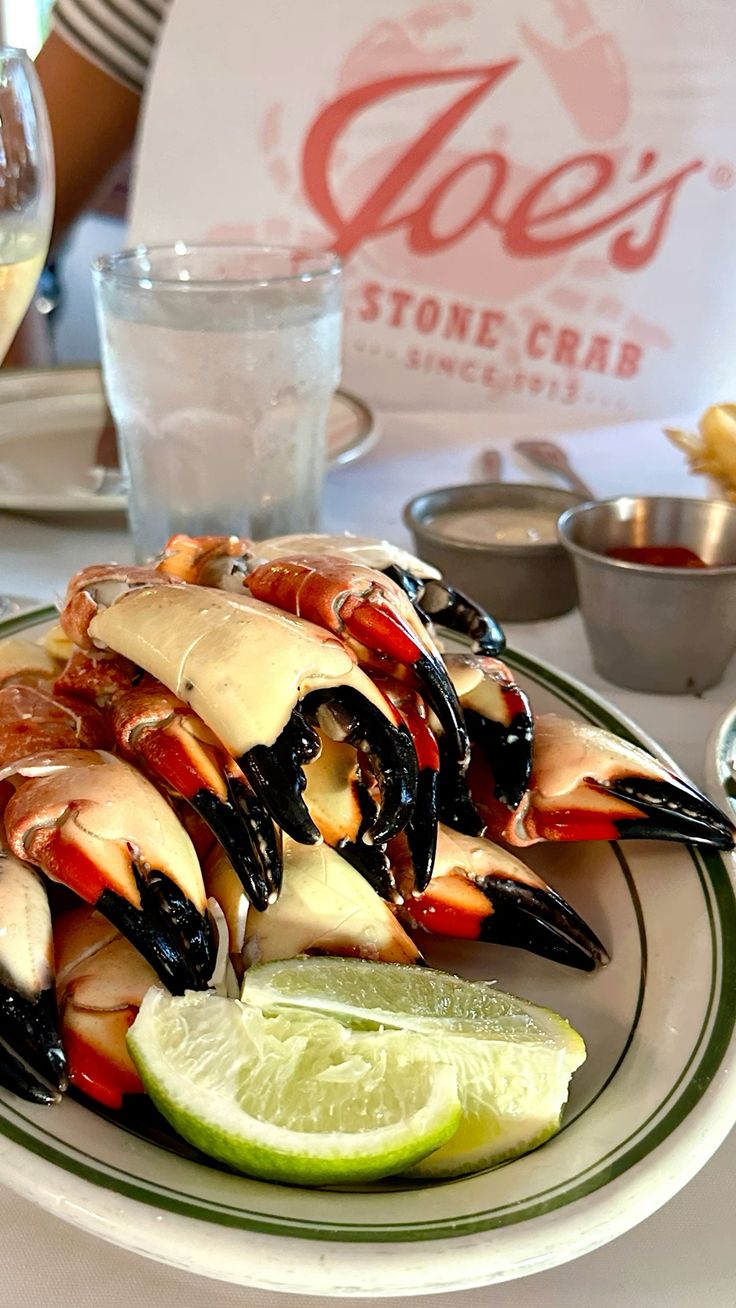 Stone crab in season