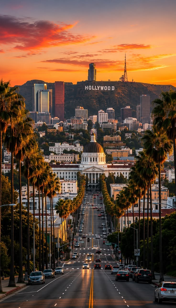 Los Angeles travel destination view