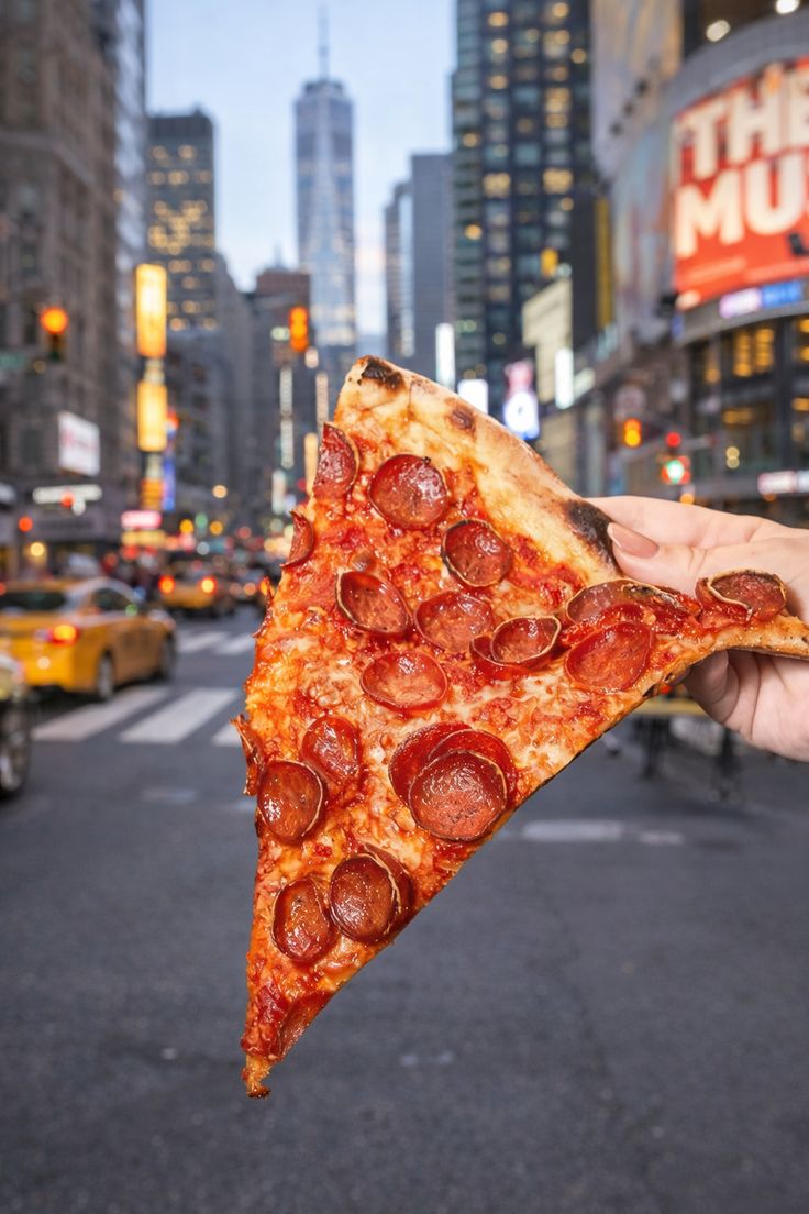 New York-style pizza